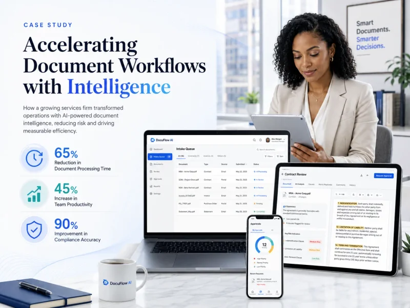 DocuFlow AI case study card